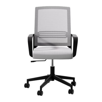 Artiss Mesh Office Chair Mid Back Grey