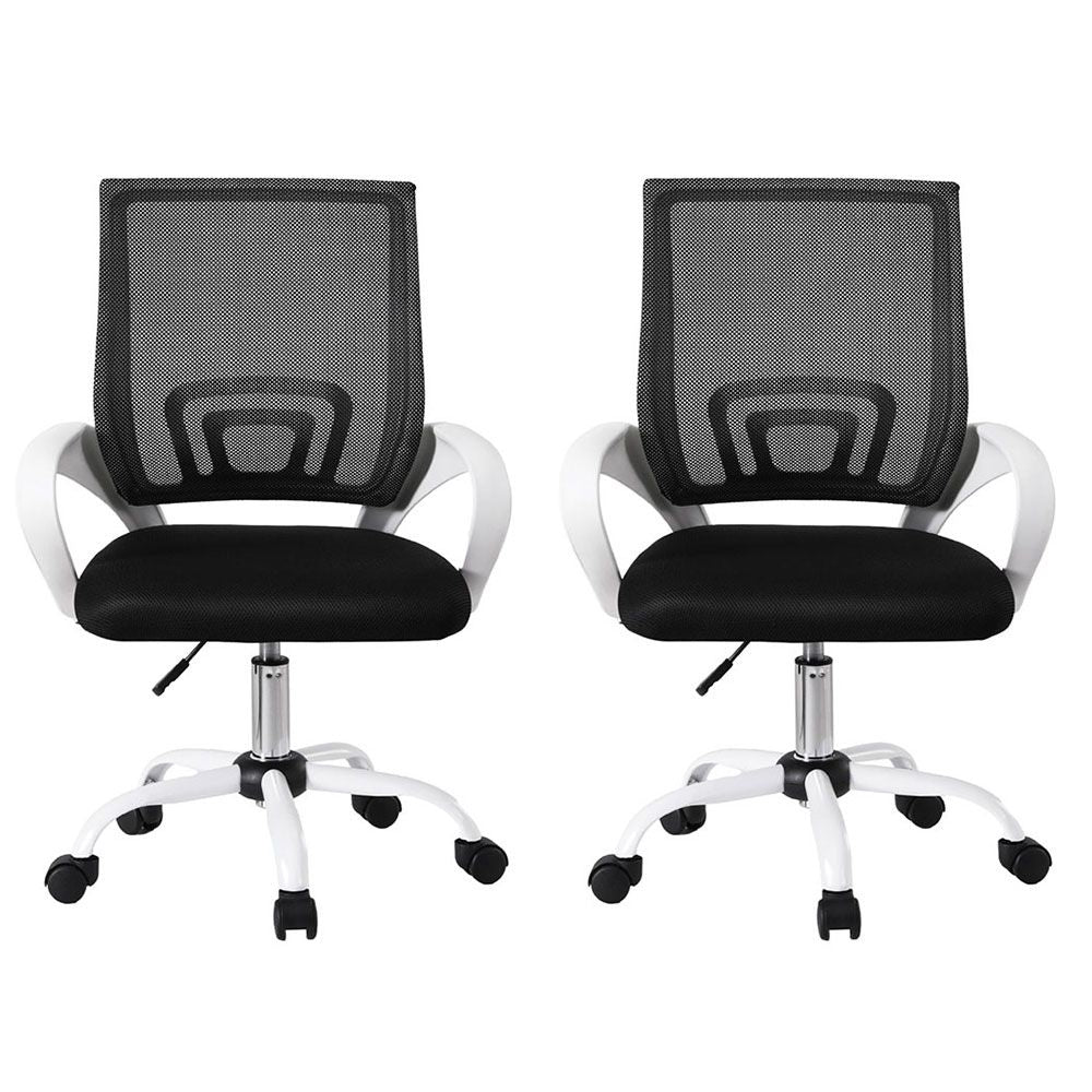 Artiss 2x Office Chair Mesh Computer Gaming Desk Chairs Work Study Mid Back