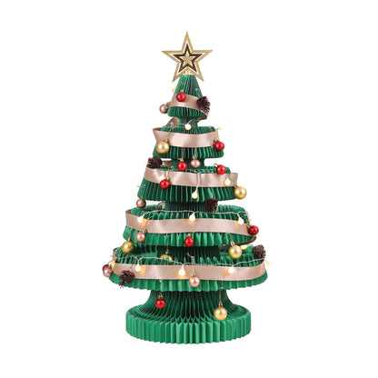 Jingle Jollys 87cm Foldable Christmas Tree With Lights Pop Up Xmas Tree Decorations