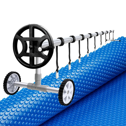 Aqua Buddy Pool Cover 600 Micron 7x4m w/ Roller 4m Swimming Pools Solar Blanket