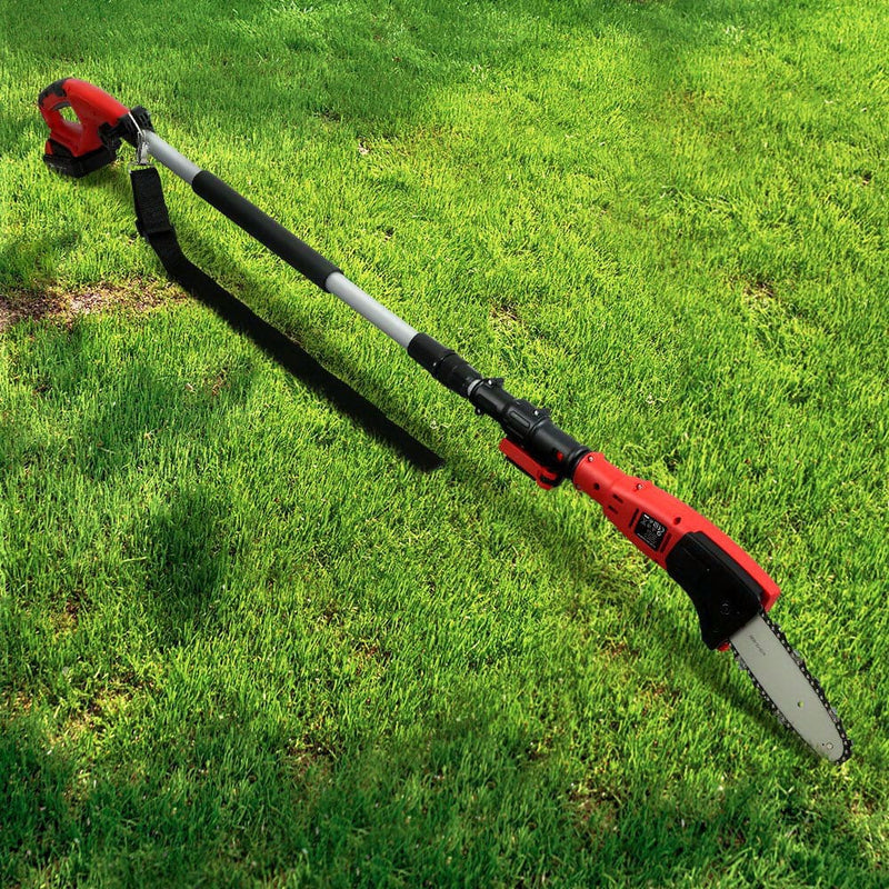 Giantz Chainsaw Cordless Pole Chain Saw 20V 8inch Pruner Battery 2.7m Long Reach