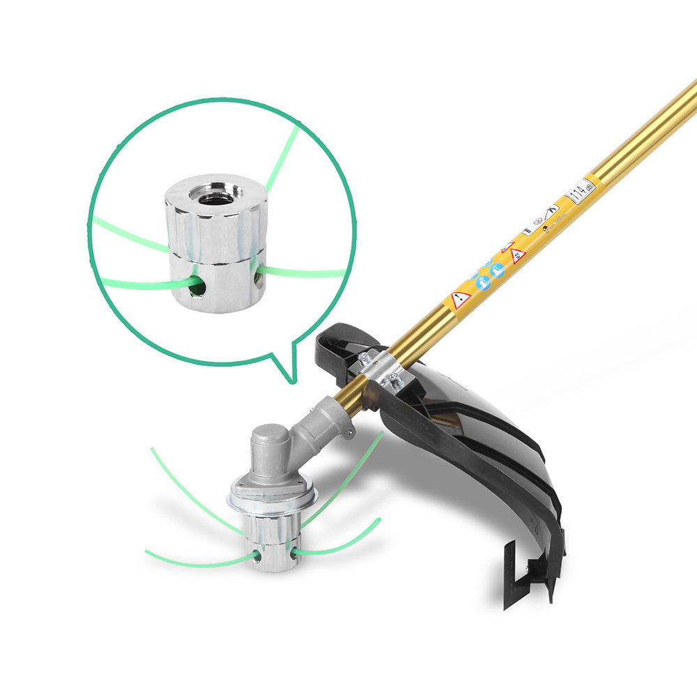 Giantz Pole Chainsaw 2 Stroke Petrol Tree Pruner Long Reach Saw 12 Inch Bar 9 In 1