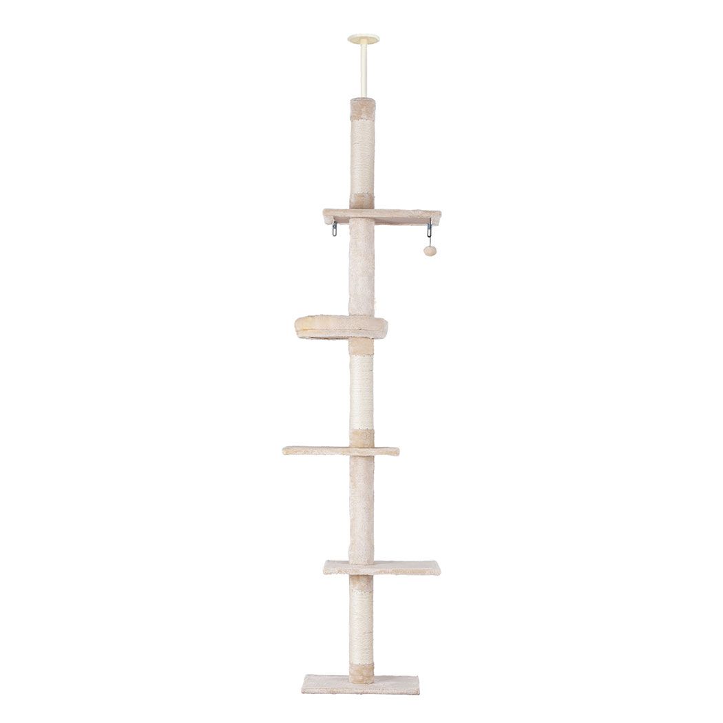 i.Pet Cat Tree 290cm Tower Scratching Cats Post Scratcher Floor to Ceiling Bed