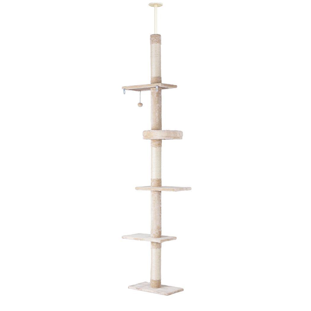 i.Pet Cat Tree 290cm Tower Scratching Cats Post Scratcher Floor to Ceiling Bed