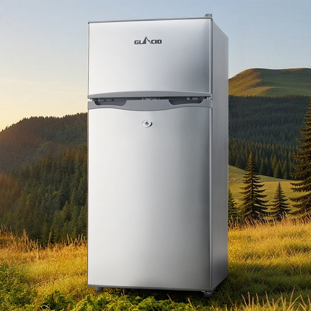 Glacio 100L Portable Fridge Freezer Bar Upright 12V/24V/240V Camping Caravan