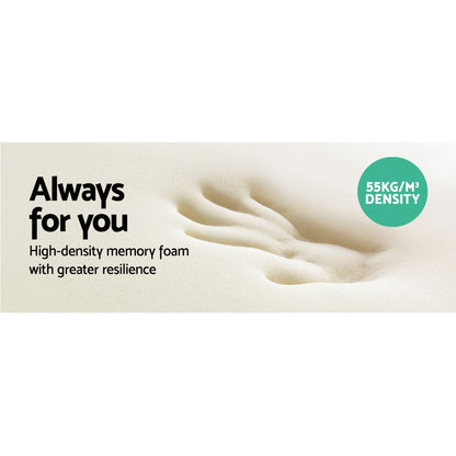 Giselle Memory Foam Pillow Neck Cervical Butterfly Ergonomic Support White