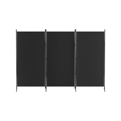Artiss 3 Panel Room Divider Screen 260x180cm Fabric Black