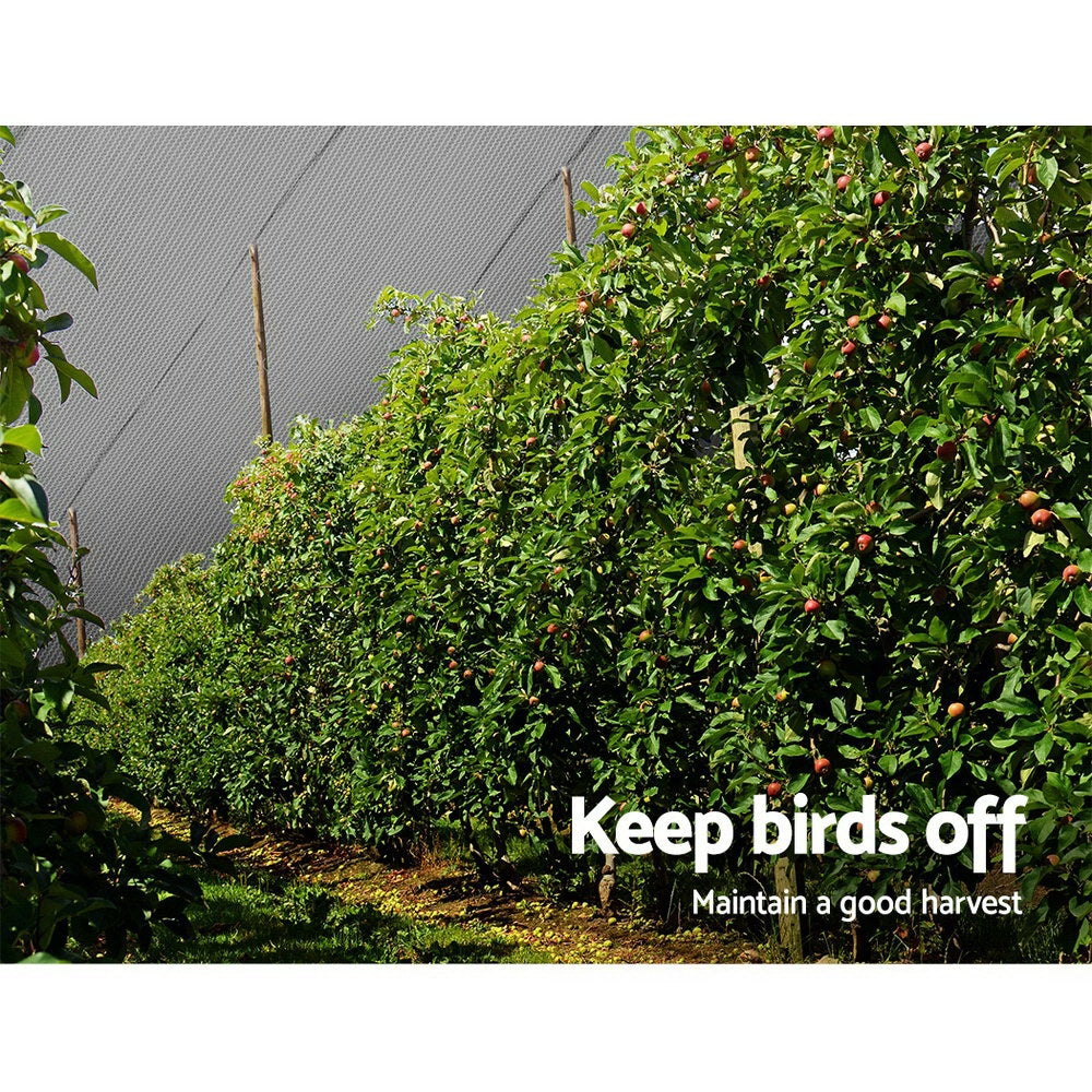 Instahut 50% Shade Cloth 3.66x10m Shadecloth Wide Heavy Duty White