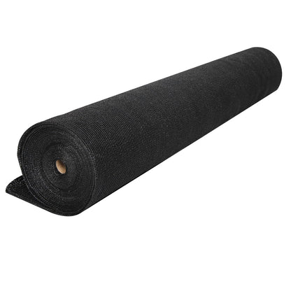 Instahut 70% Shade Cloth 3.66x30m Shade Cloth Sail Heavy Duty Shadecloth Garden Mesh Roll BK