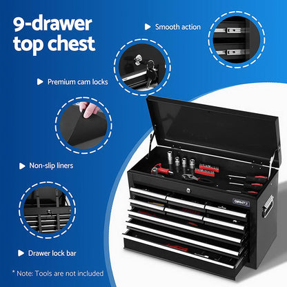 Giantz Tool Chest Trolley 12 Drawers Storage Cabinet Toolbox