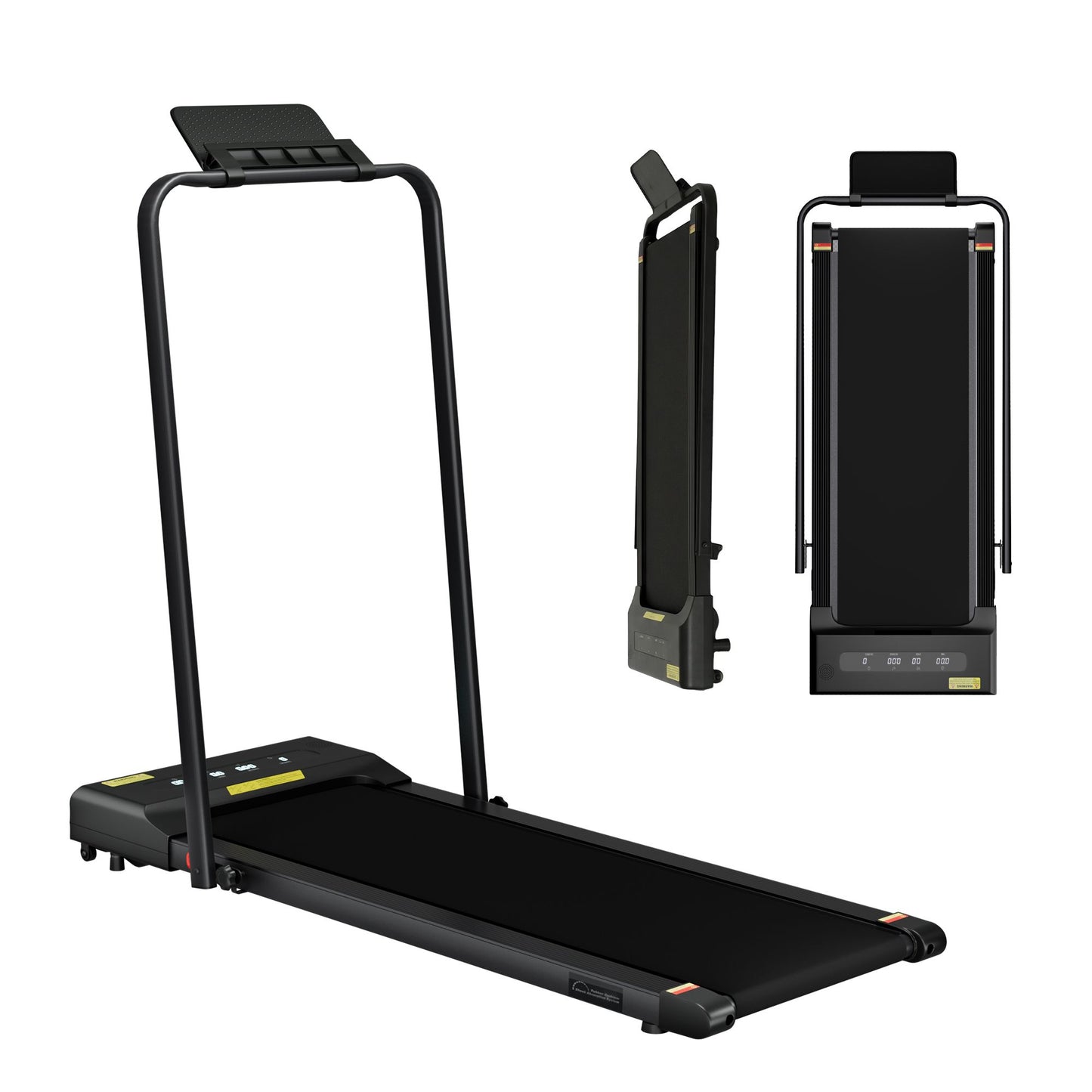 Everfit 2 in 1 Treadmill Electric Walking Pad Under Desk Home Gym Fitness 380mm Black