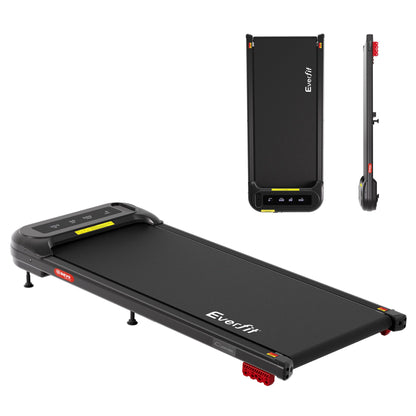 Everfit 3 in 1 Treadmill Electric Walking Pad with Incline Under Desk Home Gym Black