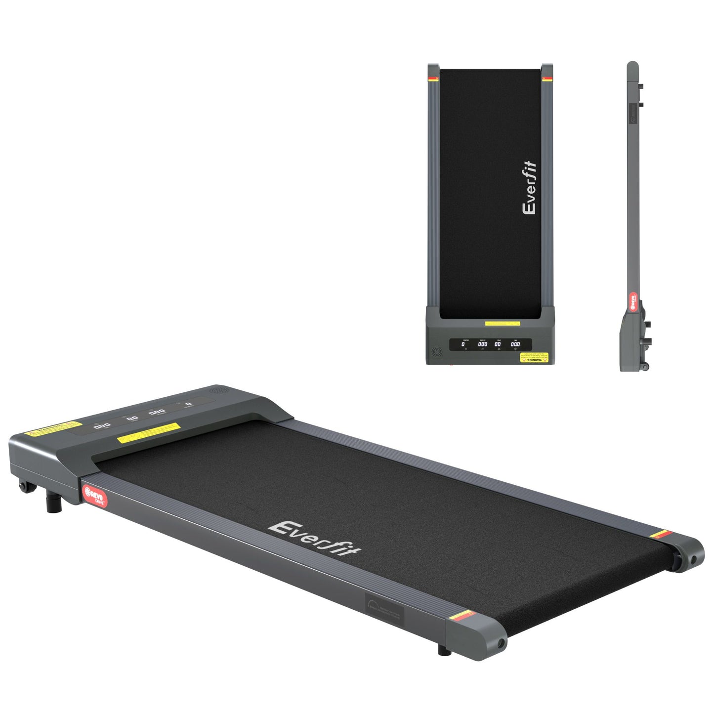 Everfit 2 in 1 Treadmill Electric Walking Pad Under Desk Home Gym Fitness 400mm Grey