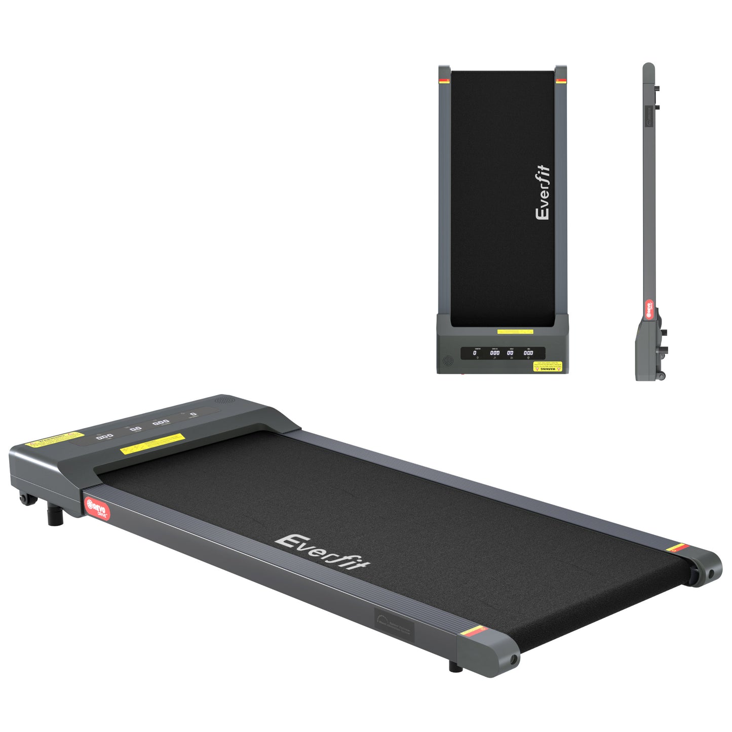 Everfit Treadmill Electric Walking Pad Under Desk Home Gym Fitness 400mm Grey