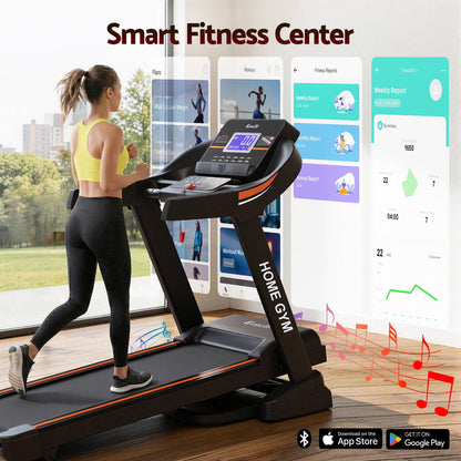 Everfit Treadmill Electric Auto Incline Home Gym Fitness Exercise Machine 490mm