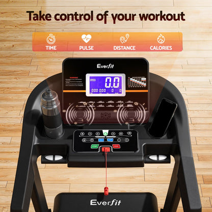 Everfit Treadmill Electric Auto Incline Home Gym Fitness Exercise Machine 490mm