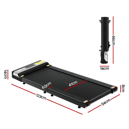 Everfit Treadmill Electric Walking Pad Under Desk Home Gym Fitness Foldable Belt