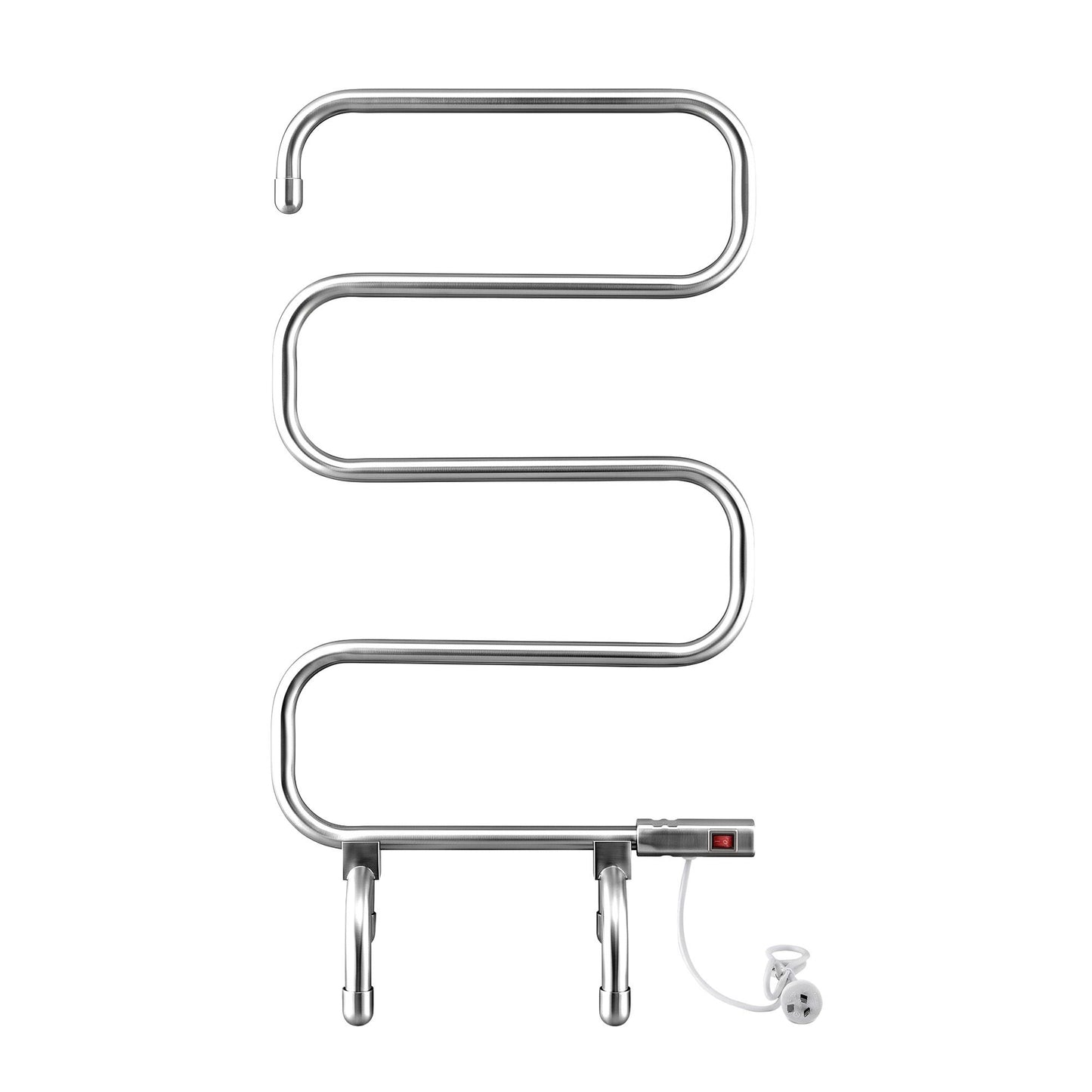 Devanti Electric Heated Towel Rail Rack 5 Bars Freestanding Clothes Dry Warmer