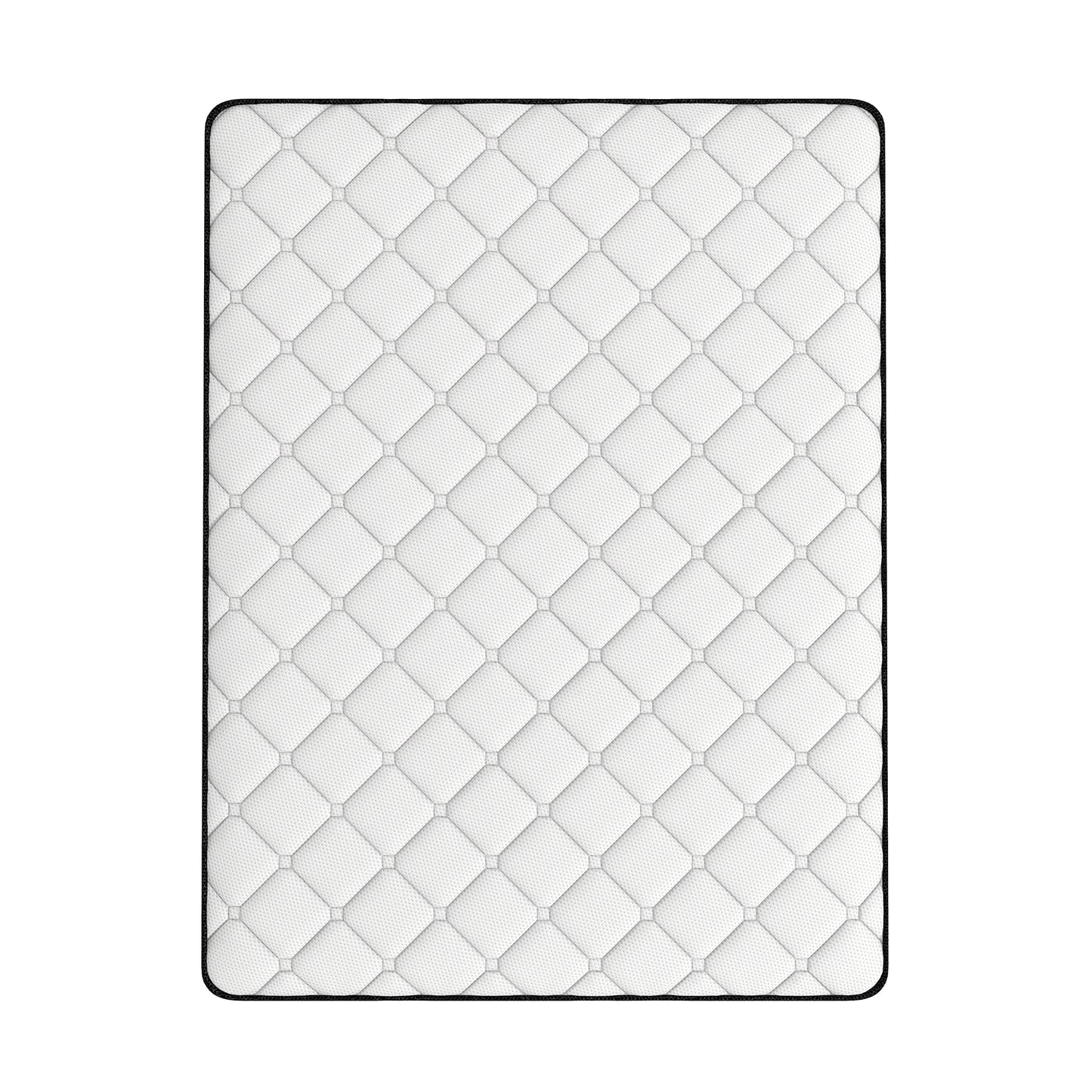 Comforpedic Mattress 5 Zone Medium Support Foam Bonnell Spring 21CM - Single - White  Black