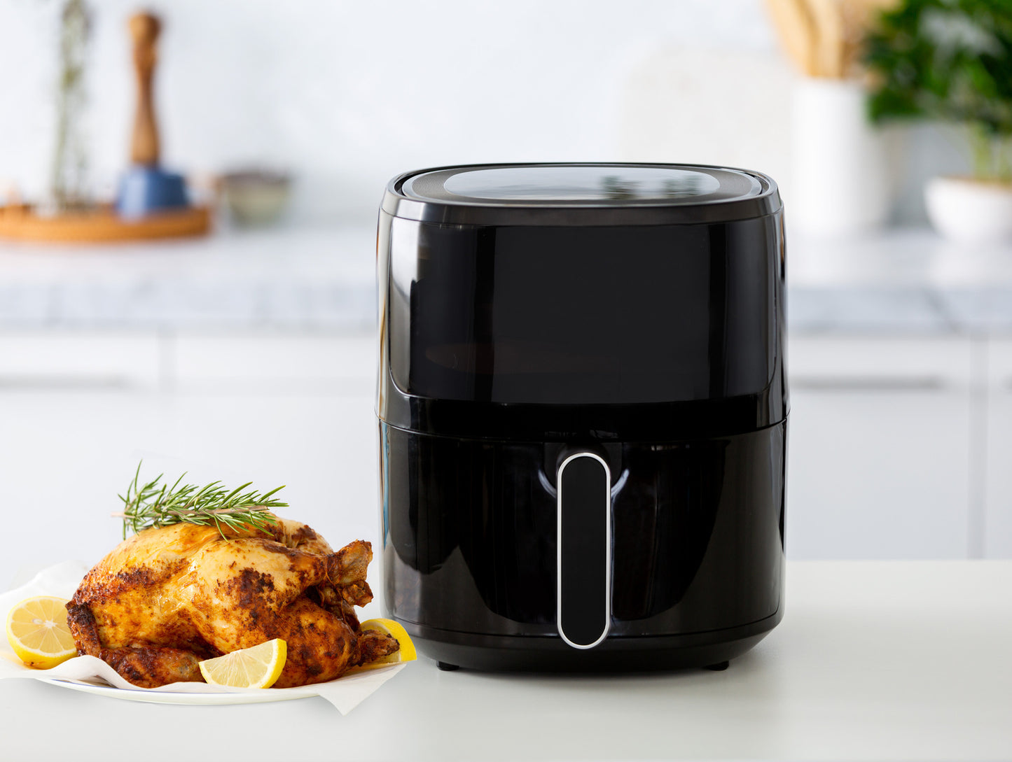 6L Digital Air Fryer w/ 1600W, 200C Cooking & Glass Window