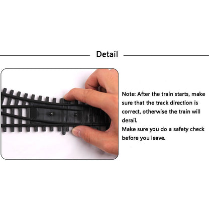 Electric Large Classic Train Set Rail Track Carriages Kids Vehicle Toy Gift