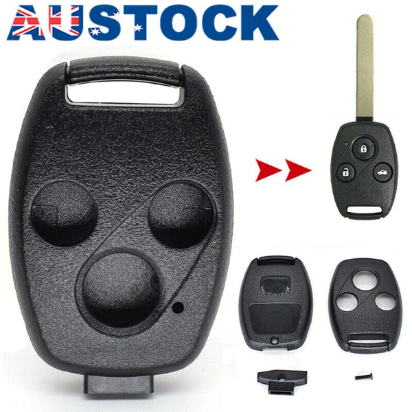 3 Buttons Car Remote Key Shell Case Cover Replacement FOR HONDA ACCORD 2003-2012