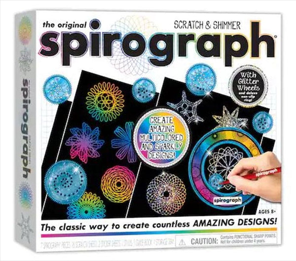 Spirograph Scratch Shimmer