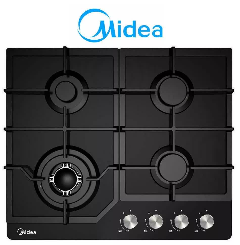 Gas Glass Cooktop 60cm Black