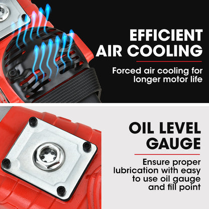 Baumr-AG 2400W Pro-Grade Electric Demolition Jackhammer, with 3 Bonus Chisels, Carry Case