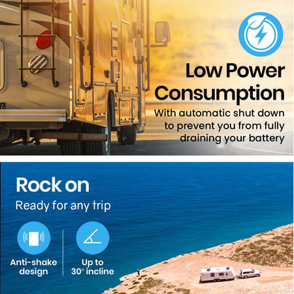 GECKO 95L Portable Upright Fridge and Freezer, 12V/24V for Camping, Caravans, Black