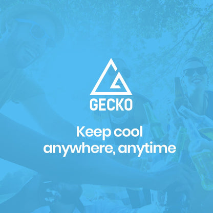 GECKO 95L Portable Upright Fridge and Freezer, 12V/24V for Camping, Caravans, Silver