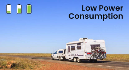 GECKO 95L Portable Upright Fridge, 12V/24V for Motorhome, Caravan, Black