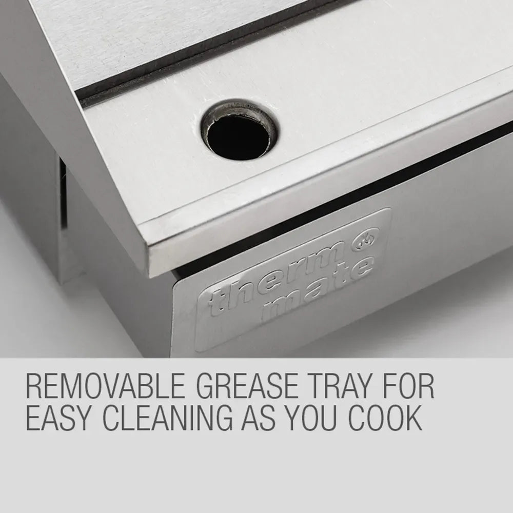 THERMOMATE Electric Griddle Grill BBQ Hot Plate Commercial Stainless Steel