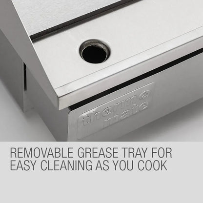 THERMOMATE Electric Griddle Grill BBQ Hot Plate Commercial Stainless Steel