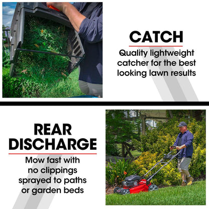 Baumr-AG 248cc Lawn Mower 4-Stroke 21 Inch Petrol Lawnmower 4-in-1 Self-Propelled Electric Start