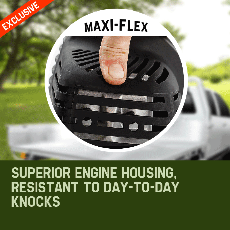 BAUMR-AG 65cc 9in1 Long Reach Garden Multi-tool, Pole Saw, Hedge & Line Trimmer, Brush Cutter, 12" Tree Trimming Pruning Chainsaw Bar, 2 Extension Shafts