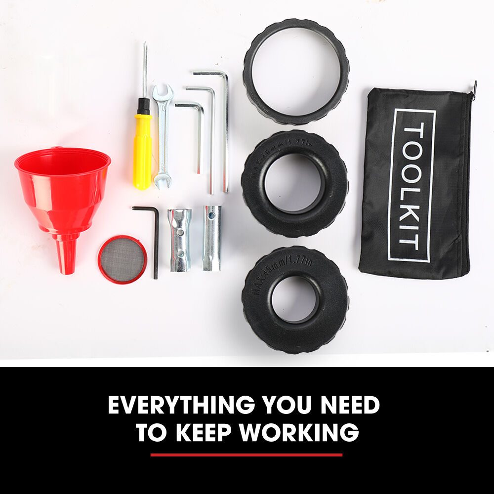 BAUMR-AG 38cc 4-Stroke Petrol Post Driver, with Carry Case & 3 Piling Sleeves