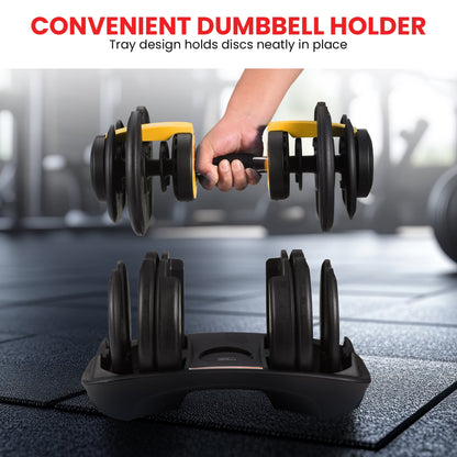 Powertrain 48kg  Adjustable Dumbbell Home Gym Set Gold