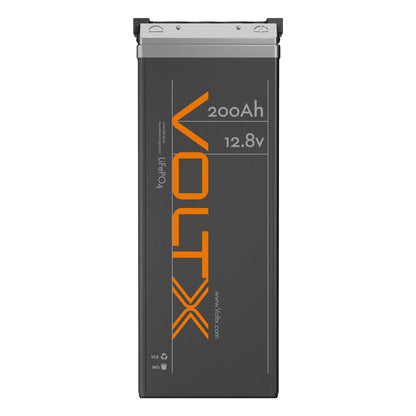 VoltX 12V Lithium Battery 200Ah Slim Plus