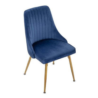 Blue Velvet Bistro Dining Set