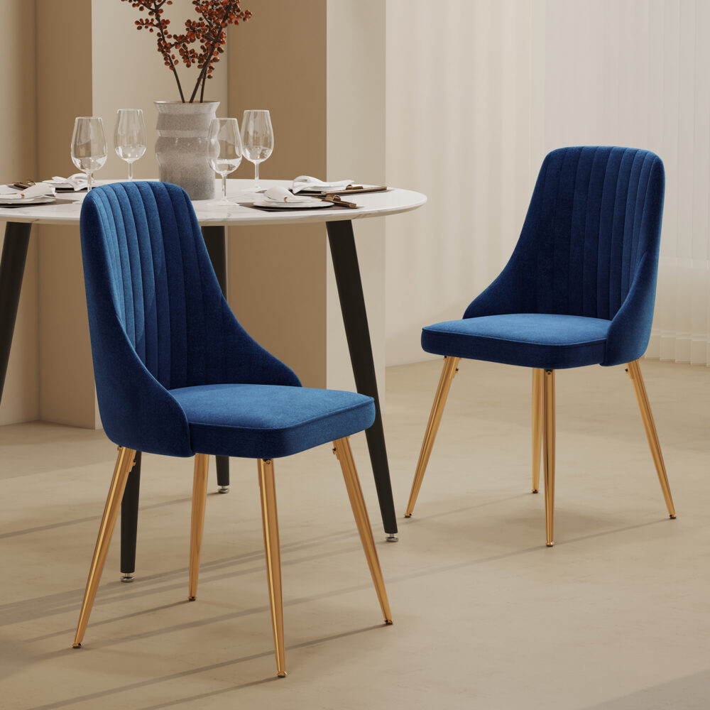 Dinero: Navy Velvet&#038;Natural Table Set