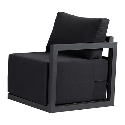 Alfresco Serenity Outdoor Lounge Set – Charcoal Grey