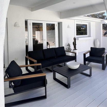 5 Seater Grandeur Lounge Suite – Charcoal Grey