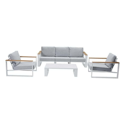 5 Seater Grandeur Lounge Suite – White