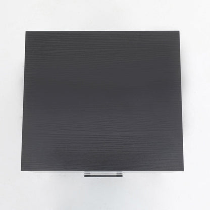 2X Bedside Table Side Storage Cabinet Nightstand Bedroom 1 Drawer 1 Shelf ELLA - BLACK