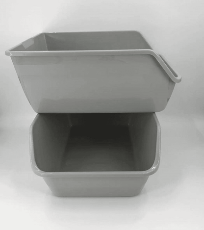 2 x XL Portable Cat Kitten Toilet Litter Deep Tray