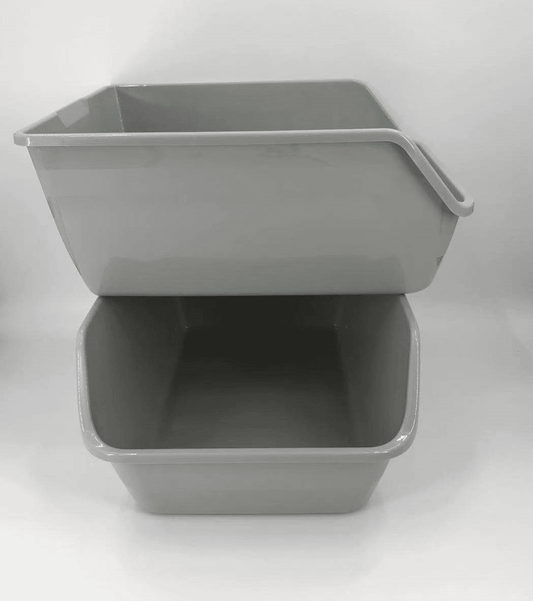 2 x XL Portable Cat Kitten Toilet Litter Deep Tray