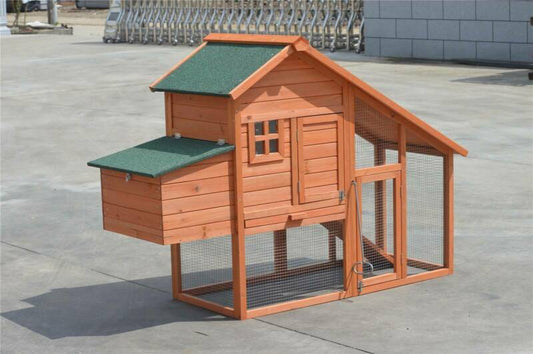 YES4PETS Large Chicken Coop Rabbit Hutch Ferret Cage Hen Chook  Cat Kitten House