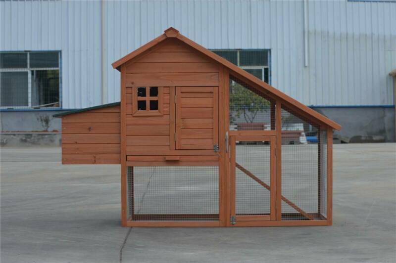 YES4PETS Large Chicken Coop Rabbit Hutch Ferret Cage Hen Chook  Cat Kitten House
