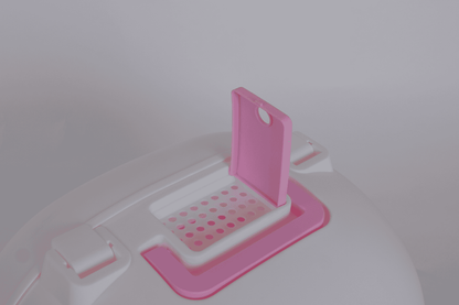 YES4PETS Portable Hooded Cat Toilet Litter Box Tray House with Handle, Scoop and Charcoal Filter Pink